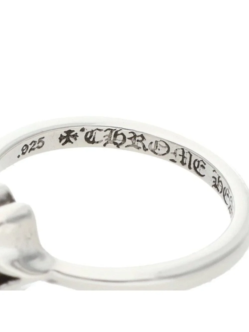 Chrome Hearts Bubblgm LT Bubble Gum Lip and Tan Silver Ring